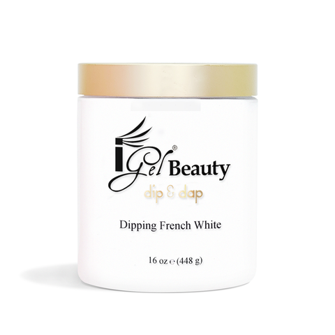 DIPPING POWDER FRENCH WHITE - 16 OZ REFILL - BEST FOR FRENCH SMILE LINE